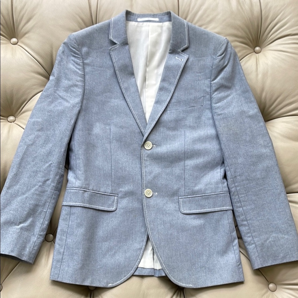 Topman Light Blue Blazer 36